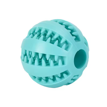 Interaktiver Hundesnackball aus Gummi, Kauspielzeug, Zahnreinigung, Futterspenderball