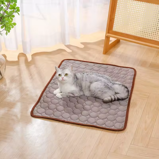 Tierkühlmatte Hund und Katze Sommerbett Kühlunterlage Waschbare Schlafdecke