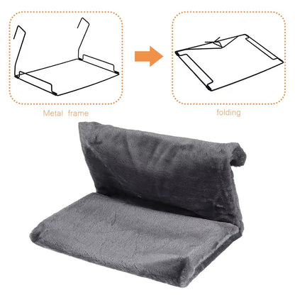 Katzen-Heizungsliege/-Hängematte mit Metallrahmen, warmes Katzenbett