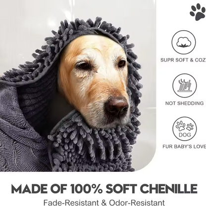 Superabsorberende Huisdierhanddoek Snelle Droge Hond Kat Badhanddoek Zachte Droogbadjas