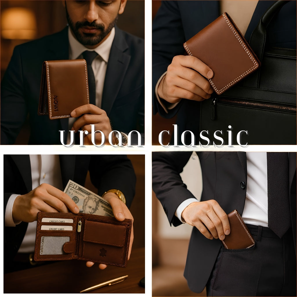 Full Grain Brown Leather Wallet